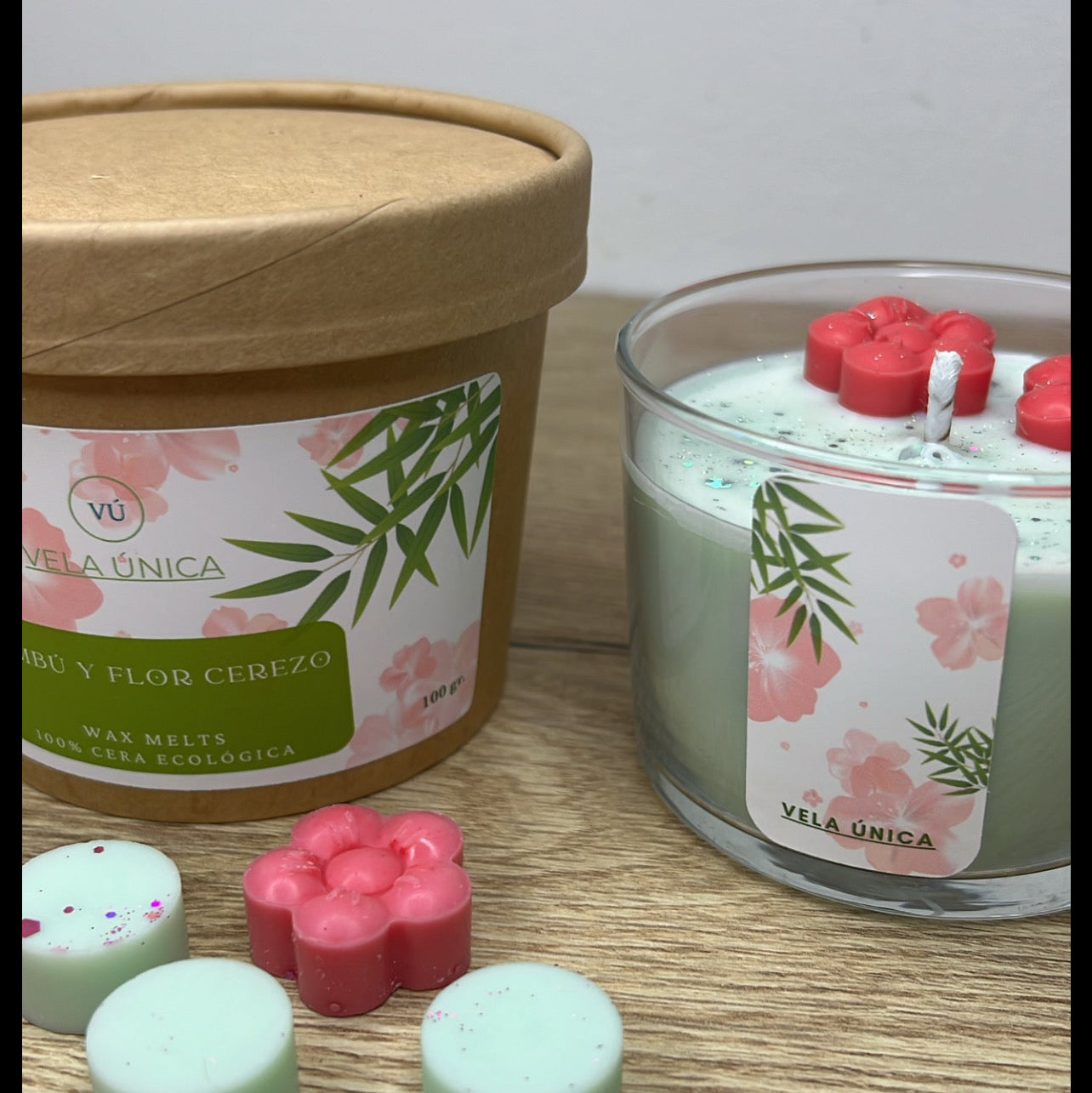 Vela Bambú & Cerezo (Edición Primavera)