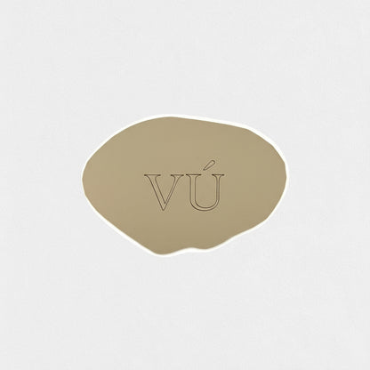 Decorative tray with an organic shape