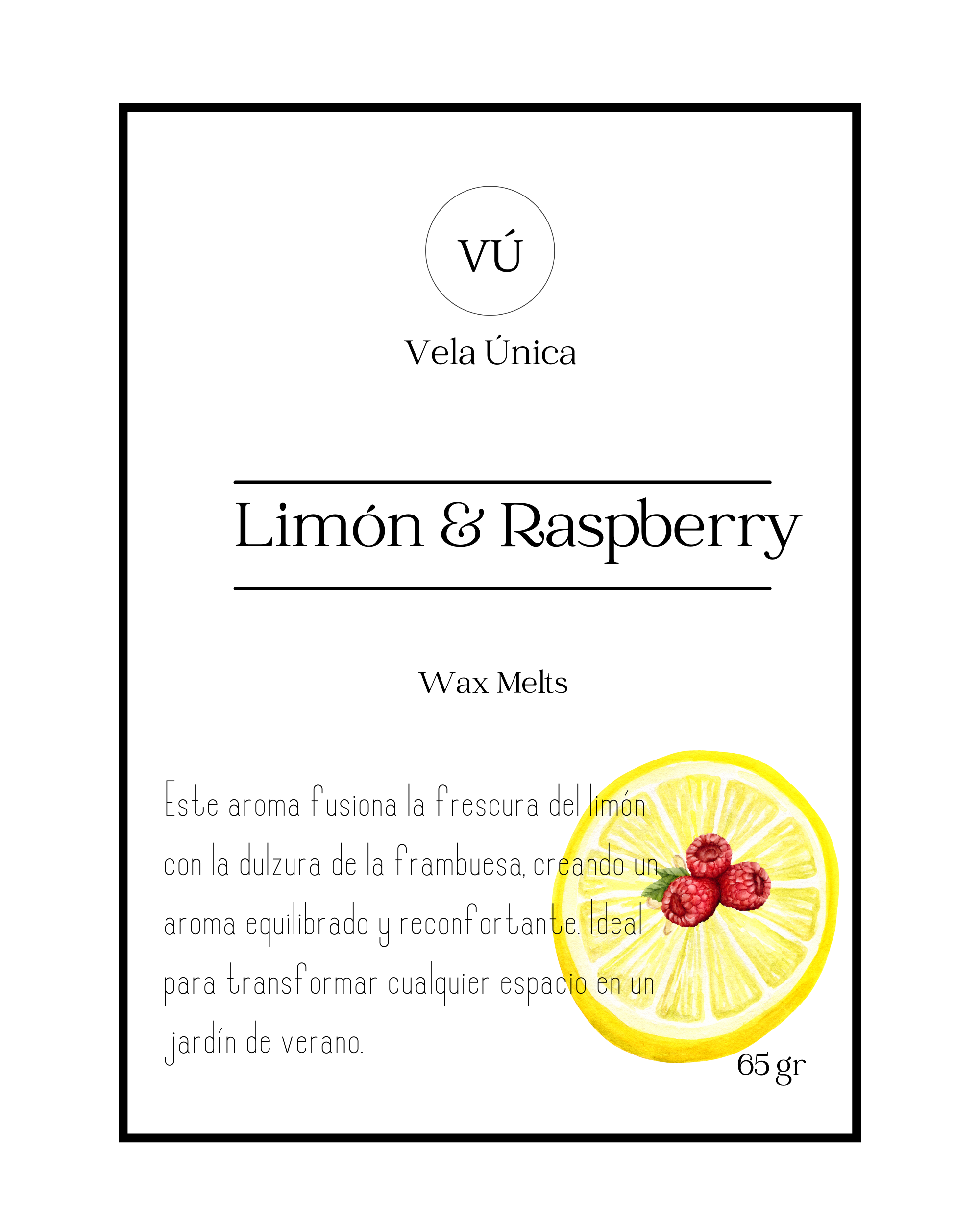 Limón & Raspberry