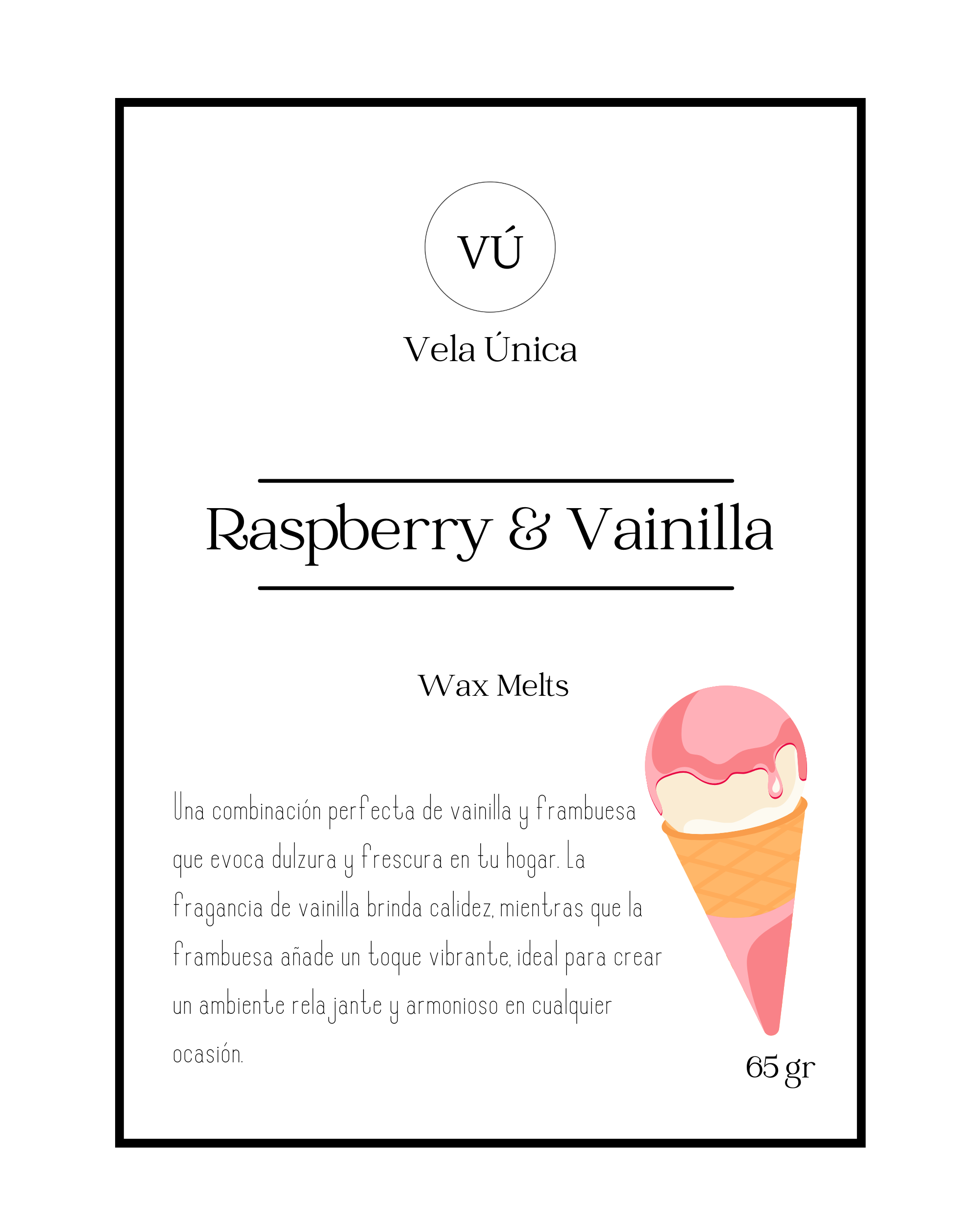 Raspberry & Vainilla