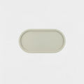 Oval decorative tray made of ecological resin